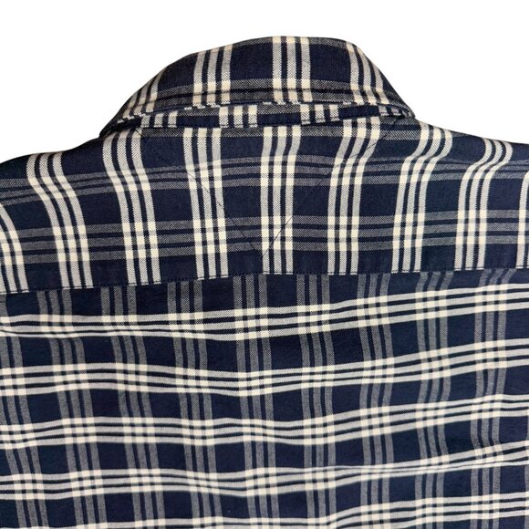 VTG Men's TOMMY‎ HILFIGER Oversized Plaid Oxford Long Sleeve Shirt | Size M - Picture 7 of 11